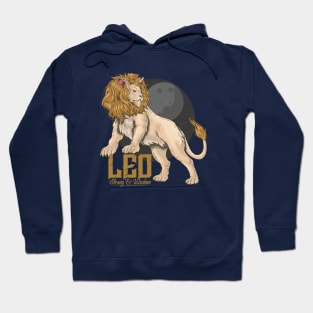 lion leo strong wisdom Hoodie